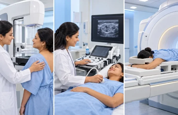 Mammography vs breast ultrasound vs mri