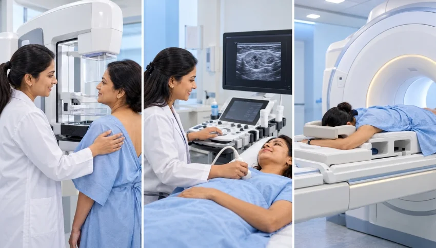 Mammography vs Breast Ultrasound vs MRI